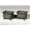 Pair of French Neoclassical Style Black Painted Iron JardiniÅres...