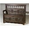 Image 1 : Stuart Fumed Oak Hall Settle...
