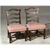 Image 1 : Set of Six George III Style Mahogany Ladder-Back Side Chairs...