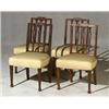 Image 1 : Set of Four George III Style Mahogany Side Chairs...