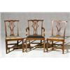 Image 1 : Assembled Set of Twelve George III Style Mahogany and Elmwood Dining Chairs...