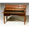 Image 1 : George IV Mahogany Serpentine Slant-Front Desk...