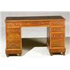Image 1 : Victorian Walnut Two-Pedestal Desk...