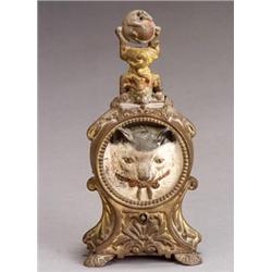 American Painted Cast Iron 'Cat and Mouse' Mechanical Bank...