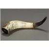 Image 1 : American Engraved Powder Horn...