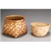 Image 1 : Two Native American Woven Baskets...