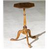 Image 1 : Federal Birchwood Tripod Candlestand...