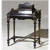 Image 1 : American Aesthetic Movement Parcel Gilt and Inscribed Ebonized Wood Lady's Writing Desk...