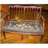 Image 1 : Federal Style Mahogany Double-Chair Back Settee...