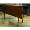 Image 1 : Queen Anne Cherry Drop-Leaf Table...