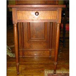 Federal Maple and Cherry Bedside Table...