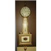 Image 1 : Federal Parcel Gilt Mahogany and EglomisÄ Panel Banjo Clock...