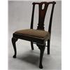 Image 1 : Queen Anne Inlaid Walnut Side Chair...