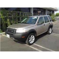 2002 LAND ROVER FREELANDER