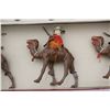 Image 8 : BRITAINS-RARE SET 193, ARABS OF THE DESERT ON CAMELS, IN ORIGINAL GOLD ON BLACK WHISSTOCK LABEL