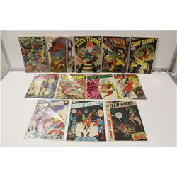 TEEN TITANS #15-25 & 30 (1968-69) 12 ISSUE SILVER AGE RUN. INCLUDES #20-22 ADAMS ART ISSUES. SOLID