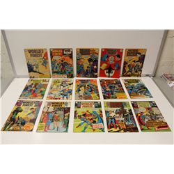 WORLD'S FINEST #153-204 (1965-71) LARGE 25 ISSUE SILVER/EARLY BRONZE RUN. SOLID MID GRADE AVG