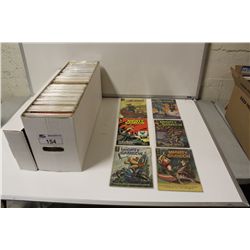 LONG BOX OF VARIOUS BRONZE TO MODERN COMICS (1970'S-2000'S) MIXED PUBLISHING. INCLUDES MAINLY GOLD