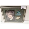 Image 1 : RINGO STAR CUSTOM FRAMED COLOUR PHOTO, AUTOGRAPHED BACKSTAGE PASS AND CONCERT TICKET