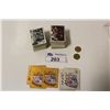Image 1 : LOT OF 252 BEATLES GUM CARDS (1964-66) + 2 -1964 BEATLES COMMEMORATIVE COINS AND COLLECTION OF