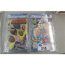 MASTERS OF THE UNIVERSE #1 & #2 BOTH CGC GRADED 9.8