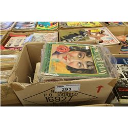 BOX  LOT OF VINTAGE MOVIE MAGAZINES, EPHEMERA AND MORE!