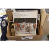 Image 1 : BOX OF VINTAGE NHL EPEMERA AND PHOTOS INCL. OFFICAL 1972 TEAM CANADA MOSCOW SERIES TV PROGRAM,