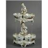 Image 1 : Two 19/20th century Dresden double salts, with Dresden and Berlin marks, 12cm high Est. 100/150...