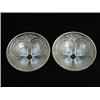 Image 1 : A pair of Lalique 'Coquilles' pattern dishes, each inscribed 'R. Lalique, France', 13cm diameter...