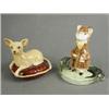 Image 1 : A Beswick lap dog on cushion, a Beswick golden eagle in flight, model no. 2307 and a Beswick Kitt...