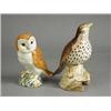 Image 1 : A Beswick thrush, model no. 2308 and a Beswick barn owl, model no. 2026 Est. 80/120...