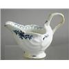 Image 1 : An 18th century Derby porcelain dolphin cream boat with moulded shell decoration and heightened w...