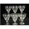 Image 1 : A set of six early 19th Century ale glasses, 15.5cm high Est. 200/250...