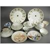 Image 1 : Seventeen assorted pieces of late 18th century and 19th century English porcelain tea ware, vario...