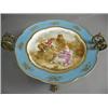 Image 1 : A 19th century Sevres porcelain plate with hand painted decoration of a young rustic handing a se...