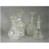 Image 1 : Four Victorian cut glass decanters and stoppers, tallest 27cm Est. 80/120...