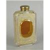 Image 1 : A 19th century Bohemian amber and gilt glass flask, 13.5cm high Est. 120/150...