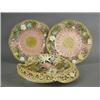 Image 1 : A Zsolnay Pecs polychrome pierced basket and two matching plates, basket measures 24cm wide Est....