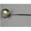 Image 1 : A George III silver punch ladle with a whale bone handle (A/F) Est. 50/100...