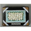 Image 1 : A Micro Mosaic paperweight inscribed 'Venezia', 11cm long Est. 70/120...