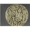 Image 2 : A late 19th century Japanese carved ivory okimono in the form of a fisherman, signed, (rod damage...