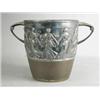 Image 1 : A WMF plated twin handled jardiniere with a band of classical maidens, stamped marks, 22.5cm Est....