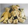 Image 1 : 4 old teddy bears, tallest 70cm Est. 120/150...