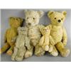 Image 1 : 5 old teddy bears, tallest 40cm Est. 150/250...
