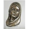 Image 1 : Marie Machen SPS, SWA, bronze sculpture of a girl in a cowl, limited edition no. 4 of 4, initiall...