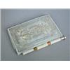 Image 1 : A late 19th century mother of pearl and silver metal inlaid aide-memoire, 9.5cm and 6cm Est. 100/...