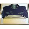 Image 1 : A 2002 Jordan team polo shirt, signed by Eddie Jordan, mounted and framed with attached letter fr...