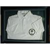 Image 1 : A 1986 European Ryder Cup shirt, belonging to and signed by Eamon Darcy (Ireland), mounted and fr...