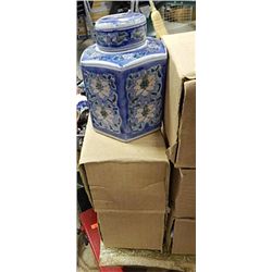 NEW ORIENTAL GINGER JARS - 3 PER LOT