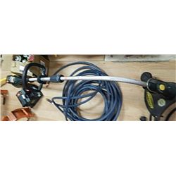 YARDWORKS BATTERY OPERATED WEED EATER & CHARGER
